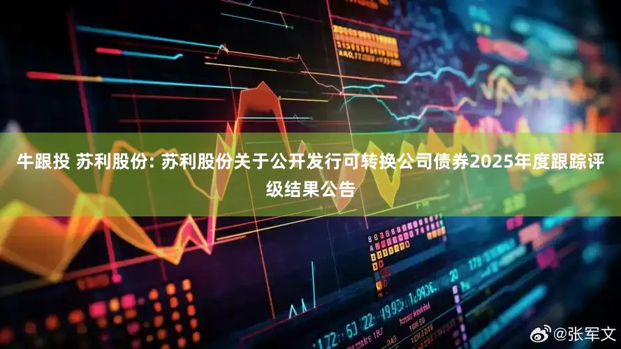 牛跟投 苏利股份: 苏利股份关于公开发行可转换公司债券2025年度跟踪评级结果公告